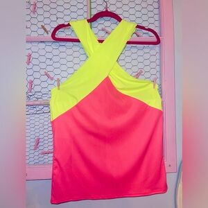 Neon halter top